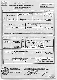 marriage certificate