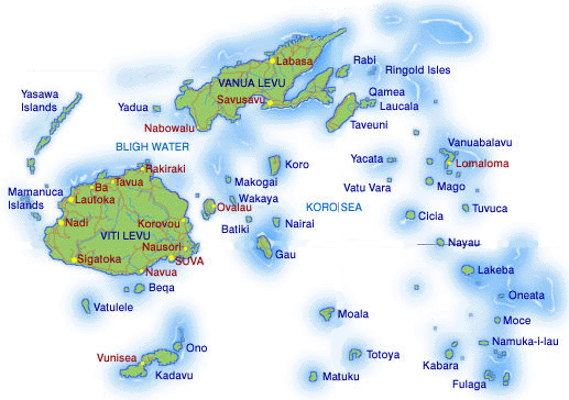 Fiji map